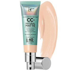 🌸 Fair – IT Cosmetics CC+ Oil-Free Matte SPF 40 – Flawless Fair Beauty!